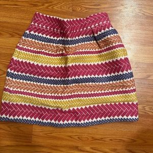 Multicolored skirt- size small